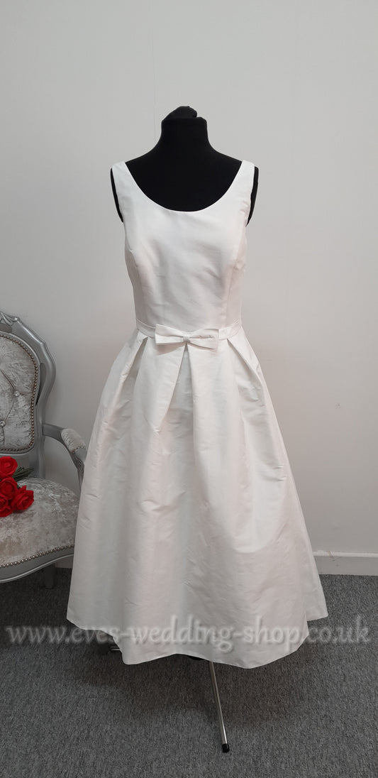 Rita Mae 1039 ivory high/low wedding dress UK 16