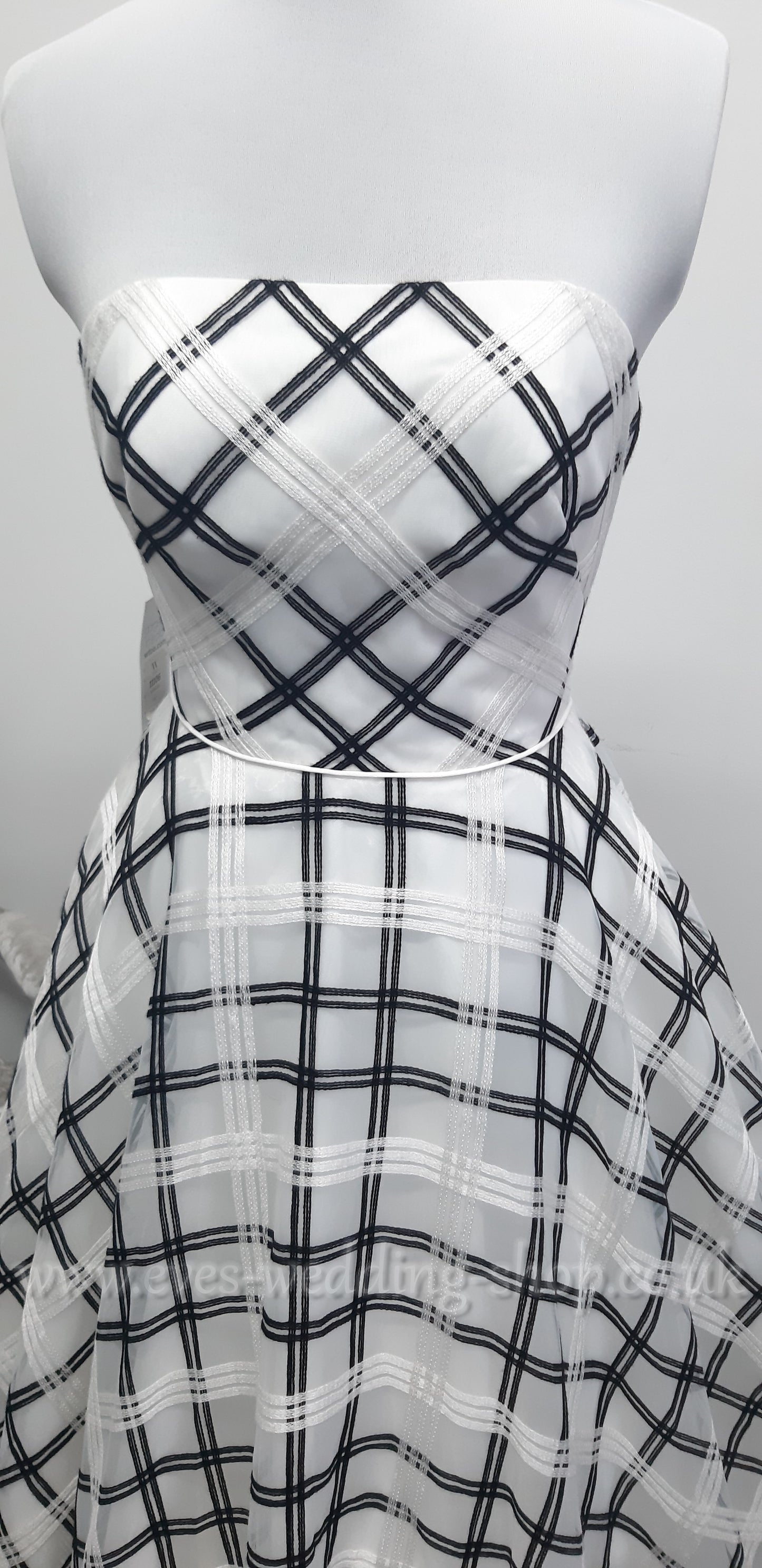 WTOO Rosalind style 11106 Caledonia plaid  wedding dress US 2, UK 4 with pockets