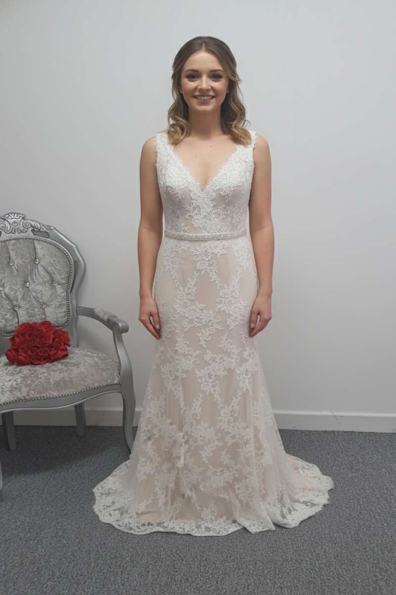 Destination Romance DR247 wedding dress UK 10