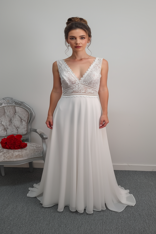 Kelsey Rose ivory wedding dress UK 12