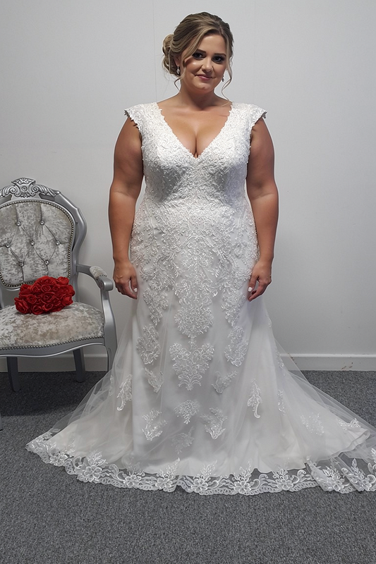 Romantica ivory wedding dress UK 20
