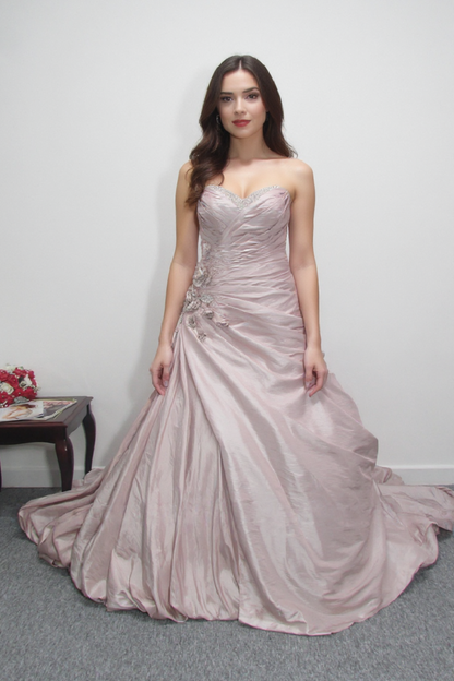 Veromia Sonsie rum pink wedding dress style VR61008 UK size 12