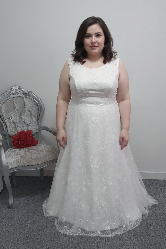 Bianco Evento wedding dress EU 46 /UK  18