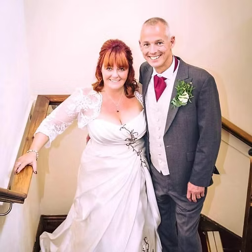 Maria with husband ♡