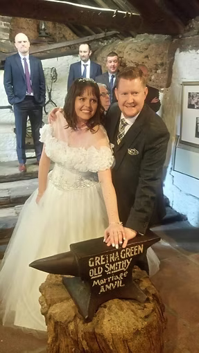 Gina with husband ♡